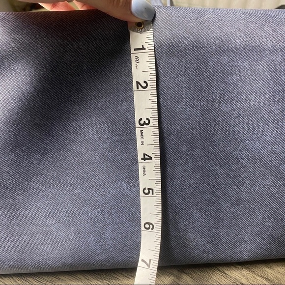 Estee Lauder Large Canvas Tote Bag | Navy Trim | 17” Travel Shopper Bag - Picture 5 of 6